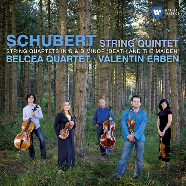 Schubert string quartet and quintet belcea